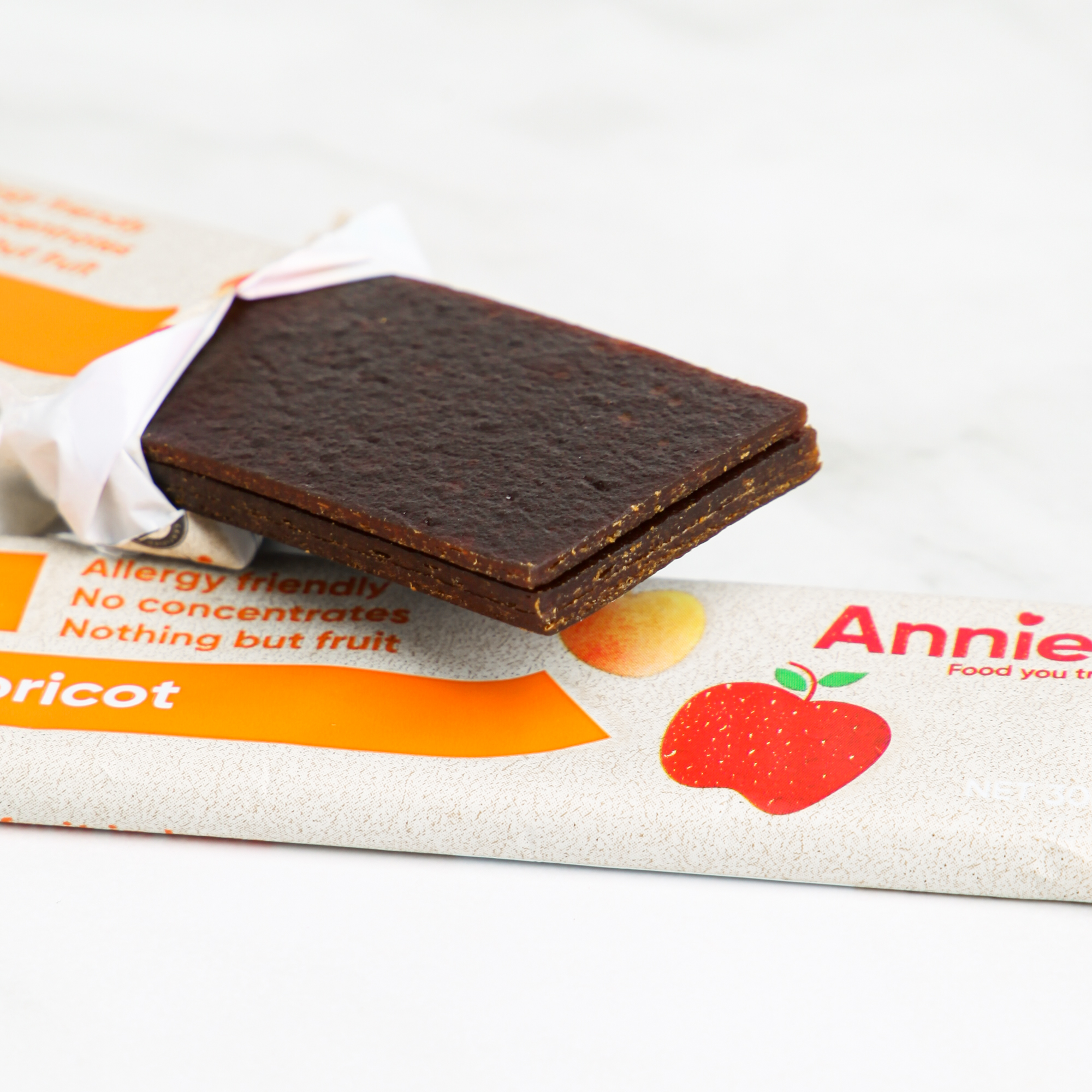 Apple & Apricot 100% Fruit Flats 30g (30 pack box) - Annies